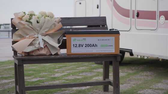 12.8V 100ah 200ah Lifepo4 বোট ব্যাটারি ক্যাম্পার সোলার এনার্জি স্টোরেজ 12 ভোল্ট মেরিন আরভি ব্যাটারি