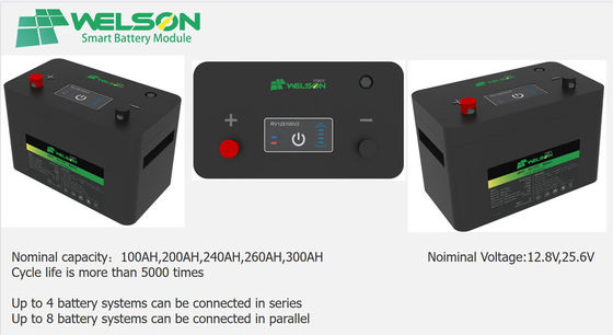 পোর্টেবল RV Lifepo4 ব্যাটারি সাইকেল লাইফ দীর্ঘ 24V লি আয়ন ব্যাটারি সোলার গল্ফ কার্ট উল তালিকাভুক্ত